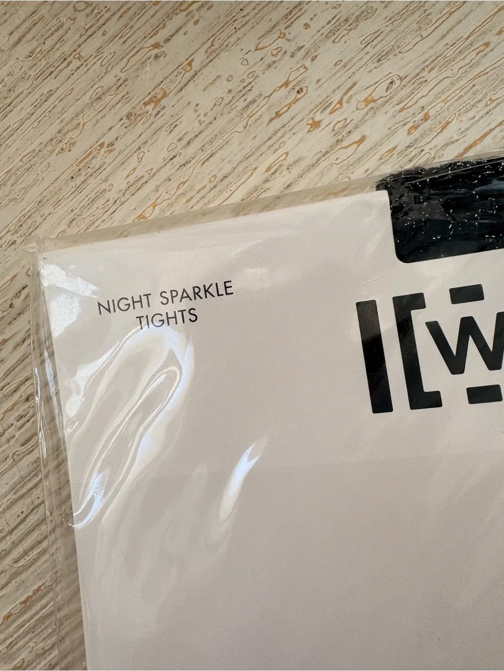 NWT Wolford Night Sparkle Tights Black/Silver Size S